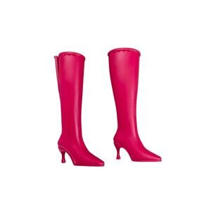 Pre-owned Barbie Doll Red Tall Boots High Heels Plastic